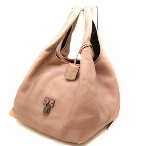 Loewe Calie Handbag Leather Pink